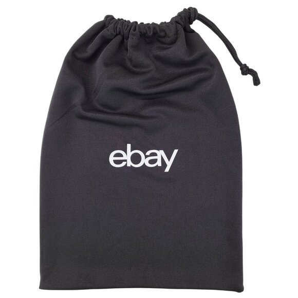 eBay Other - eBay Black Drawstring Dust Bag 13.5" x 18.75" Polyester Shoe Purse Travel Pouch